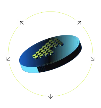 a computer generated image of a computer disk